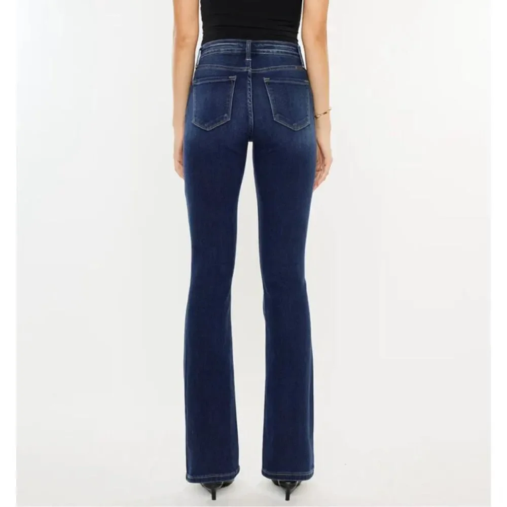 KanCan High Rise Bootcut Denim Jeans Medium Wash Size 23/0‎ NWT